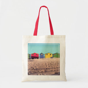 Tote Bag Six huttes colorées Cape Town, Afrique du Sud d