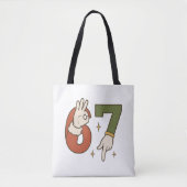 Tote Bag Six Seven 67 6 7 Santa Elf Christmas Meme (Devant)