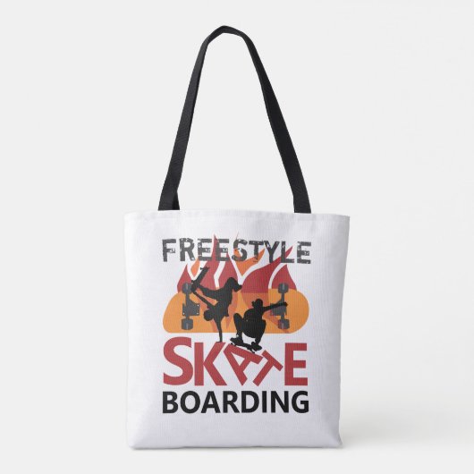 Tote Bag Skate acrobatique (Dos)