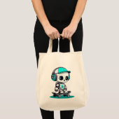 Tote Bag Skate SkullBot (Devant (produit))