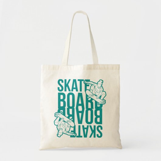 Tote Bag skateboard  (Devant)