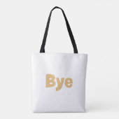Tote Bag skateboard cat bye (Dos)