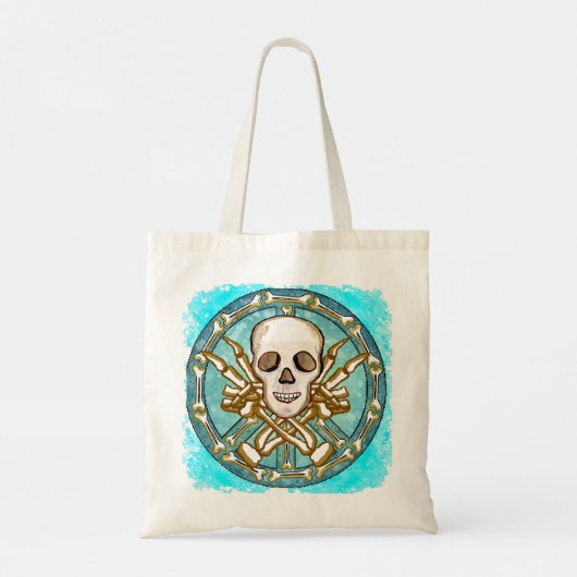 Tote Bag Skeleton de paix (Dos)