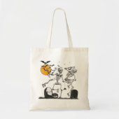 Tote Bag Skeleton Halloween (Devant)