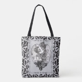 Tote Bag Skeleton Love Couple Mariage Danse (Dos)