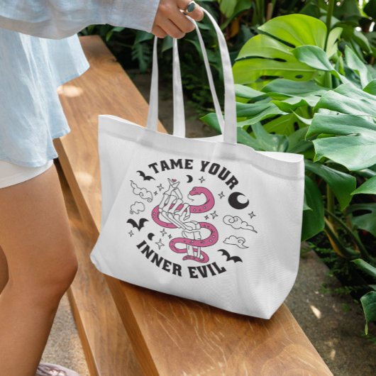 Tote Bag Skeleton Main Making Heart