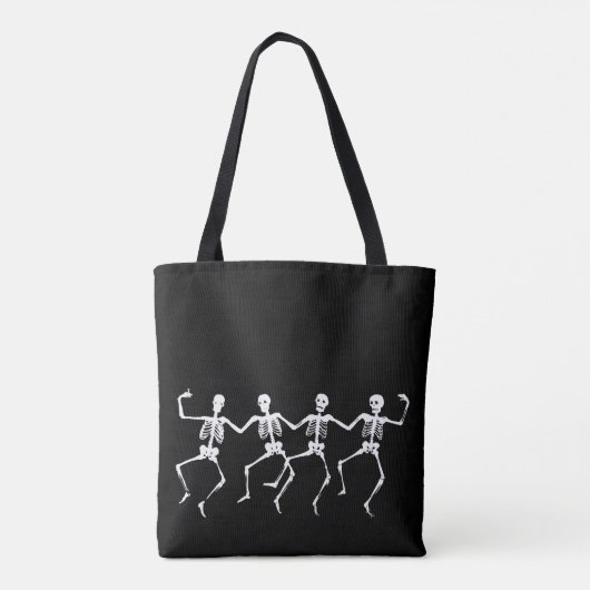Tote Bag Skeletons dansants, Shaw Cote (Dos)