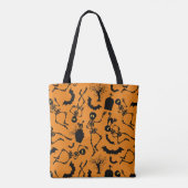 Tote Bag Skeletons d'Halloween Macabre Dance (Dos)