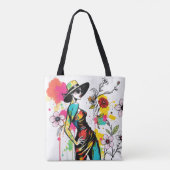 Tote Bag Sketch & Bloom Reversible Double faced ✏️🌸 (Dos)