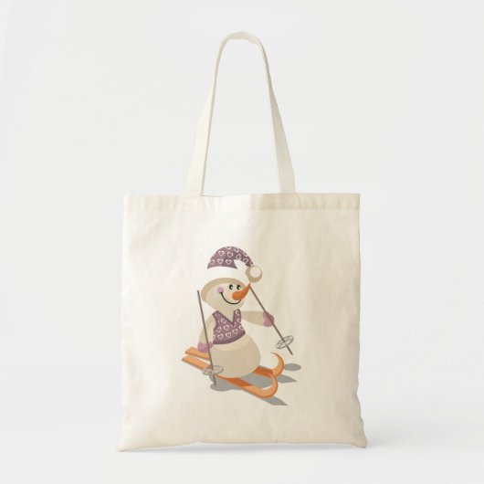 Tote Bag Ski de neige (Devant)