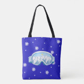 Tote Bag Ski Goggers Snowflake Dance (Dos)