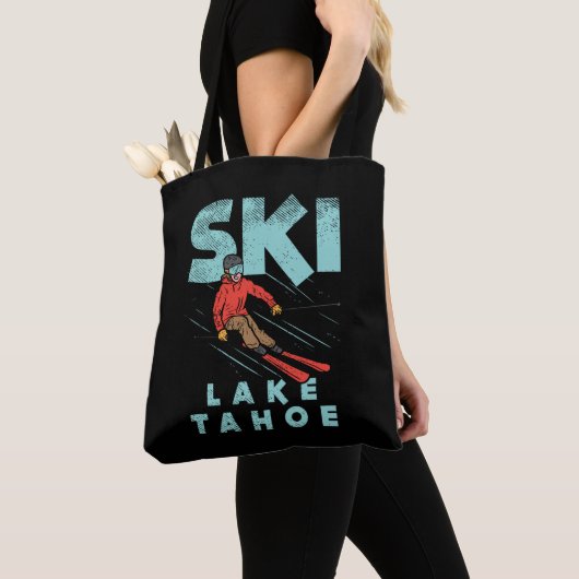 Tote Bag Ski Lake Tahoe (De près)