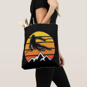 Tote Bag Ski rétro (De près)