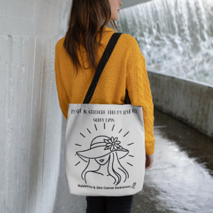 Tote Bag Skin Canner Melanoma Sensibilisation Sun Safety Fo