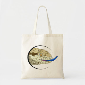 Tote Bag skink réprimandé par bleu (ij) fourre-tout