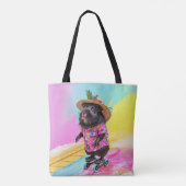 Tote Bag Skitter The Guinea Pig Skater  (Dos)