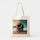Tote Bag Skull on the beach (Dos)