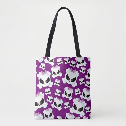 Tote Bag Skullz Girly (Devant)