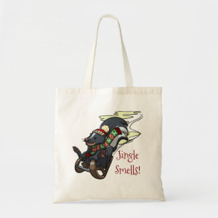Tote Bag Skunk On A Souris Un Jingle De Chaussée Odeurs! Ca