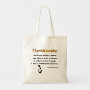 Tote Bag Skunkilosophy - Sagesse de la peau