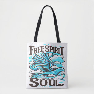 Tote Bag Sky Bird avec l'esprit et l'âme libres