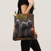 Tote Bag Skye Terrier Chiot Automne Citrouille délice (De près)