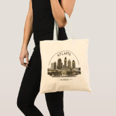 Tote Bag Skyline Atlanta Georgia (Devant (produit))