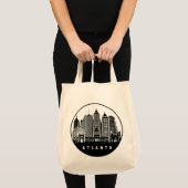 Tote Bag Skyline Atlanta Georgia (Devant (produit))