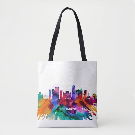 Tote Bag Skyline de Bucarest (Devant)