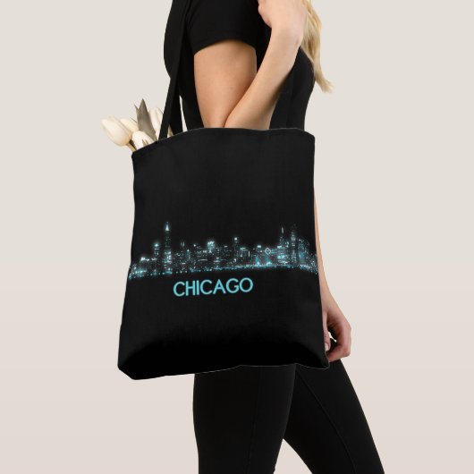 Tote Bag Skyline de Chicago (De près)