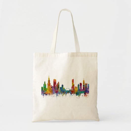 Tote Bag Skyline de l'Illinois (Devant)