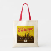Tote Bag Skyline de l'Illinois (Dos)