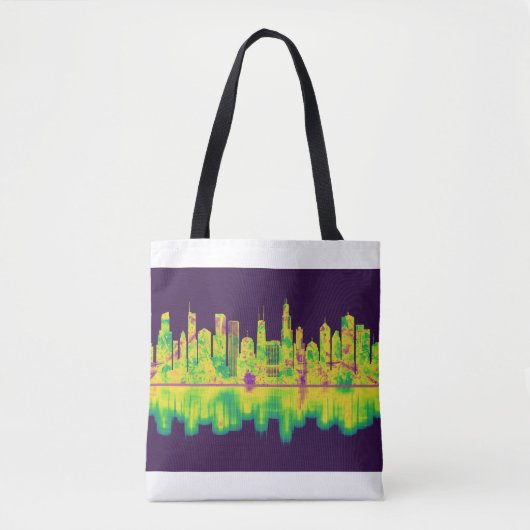 Tote Bag Skyline de l'Illinois (Devant)
