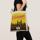 Tote Bag Skyline de l'Illinois (De près)
