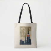 Tote Bag Skyline de New York (Devant)