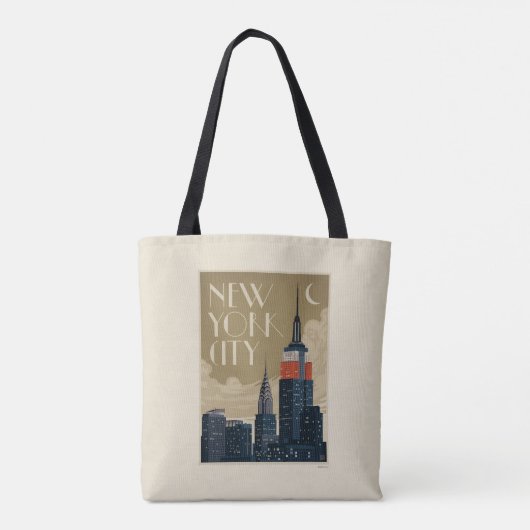 Tote Bag Skyline de New York (Dos)