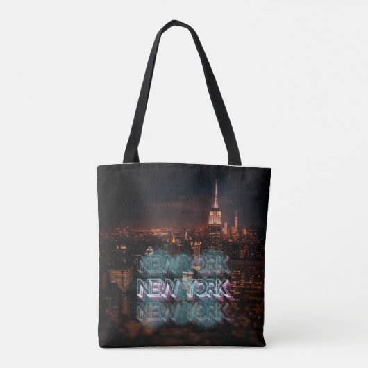 Tote Bag Skyline de New York (Dos)
