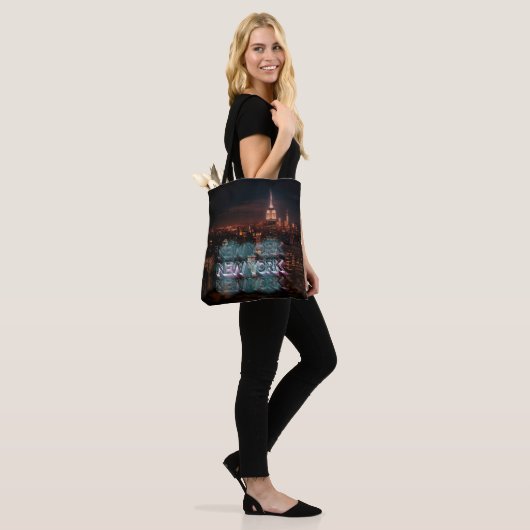 Tote Bag Skyline de New York (Sur le modèle)
