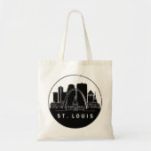 Tote Bag Skyline de Saint-Louis Missouri (Devant)