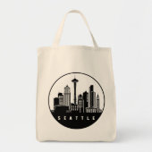 Tote Bag Skyline de Seattle (Devant)