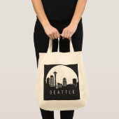 Tote Bag Skyline de Seattle City (Devant (produit))