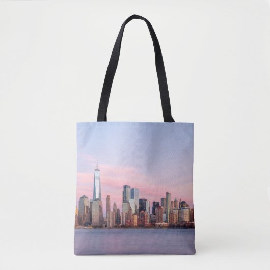 Tote Bag Skyline du soir de New York (Devant)