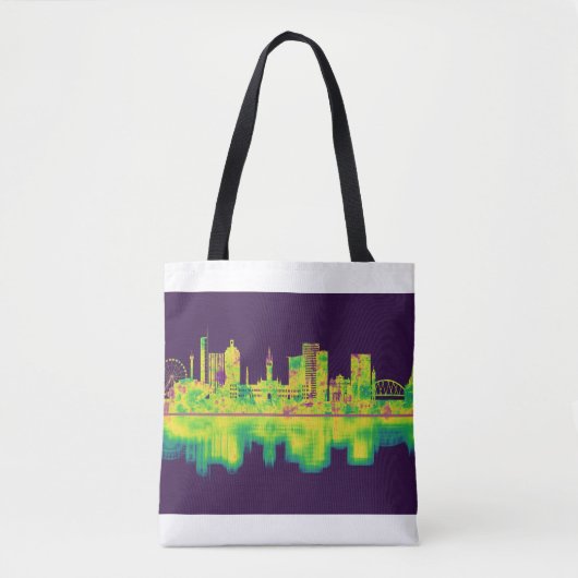 Tote Bag Skyline écossaise de Glasgow (Devant)