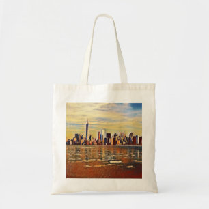 Tote Bag Skyline New York Abstrait