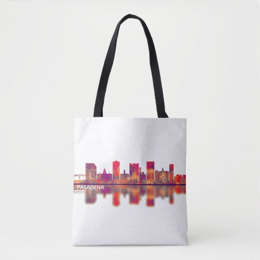 Tote Bag Skyline Pasadena (Devant)