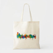 Tote Bag Skyline Valencia Espagne (Devant)