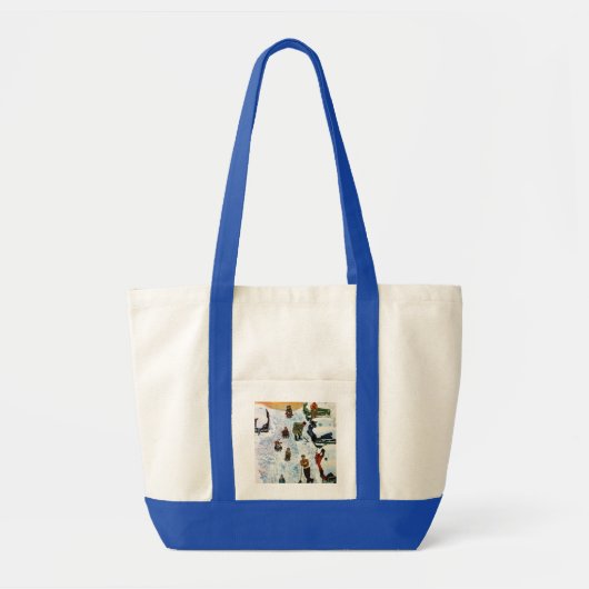 Tote Bag Sledding et creuser (Devant)