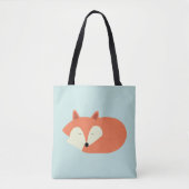 Tote Bag Sleepy Baby Red Fox (Devant)