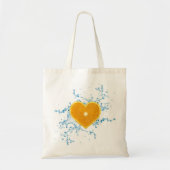 Tote Bag Slice of Heart-Shaped Orange (Devant)