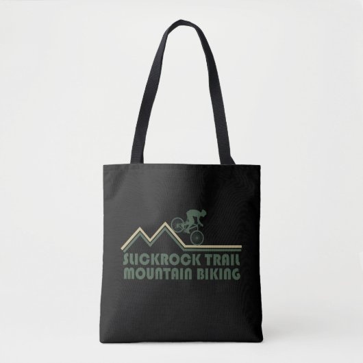 Tote Bag slickrock trails mtb mountain biking (Devant)